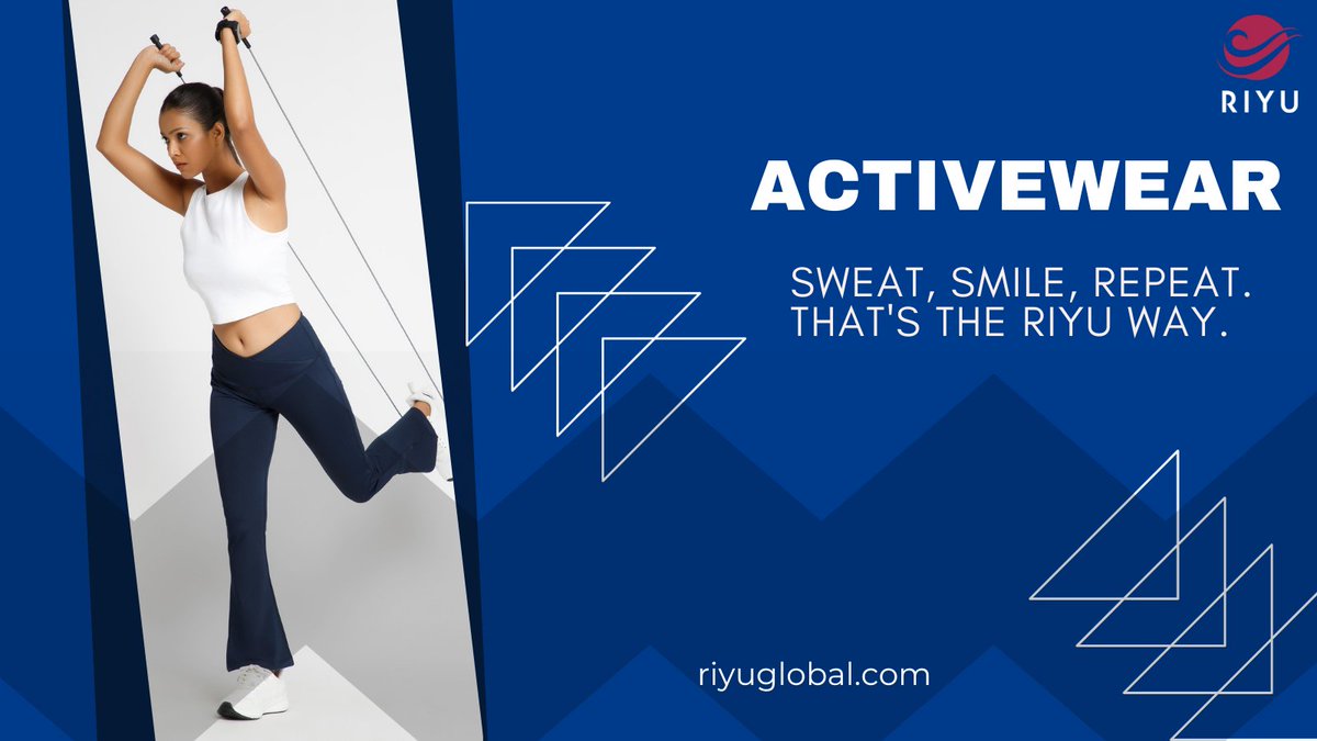 RiyuActivewear's tweet photo. Elevate Your Game, Elevate Your Style!
#riyu #riyusportswear #riyuactivewear #sportswear #activeshorts #activewear #gymwear #sportsbra #croptop #athleticwear #leggings #tanktop #bikershorts #crossoverlegging #yogapants #flaredyogapants #flarepants #stretchablesportswear https://t.co/99UaM6yNrj