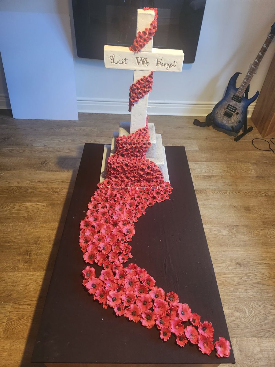 This fantastic sculpture has been donated to the trust to auction and fundraise. It is a chocolate cake and a large one at that. donate.justgiving.com/donation-amoun…