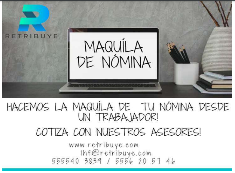 Retribuye's tweet photo. ¿Te urge optimizar tu nómina?  Contar con un profesional externo garantiza que tus empleados reciban su nómina mensualmente con exactitud y a tiempo. #OptimizaTuNómina https://t.co/uacWkVHi58