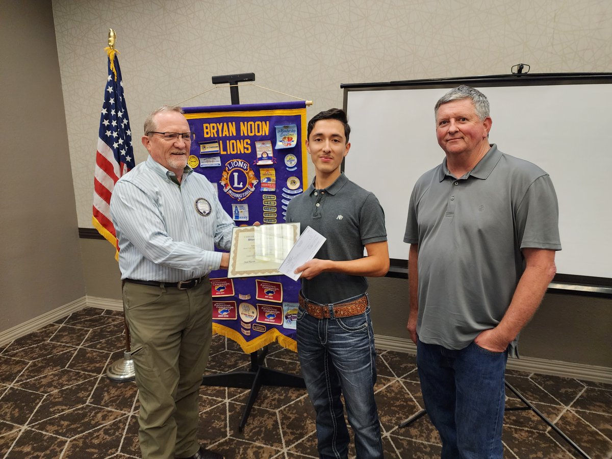 Congratulations to David Mendoza, Rudder HS Construction Student, for being named Bryan Noon Lions Club CTE Student of the Month for November 2023! David has been in the construction program for three years where he has exceled in the course, and in his student competitions.