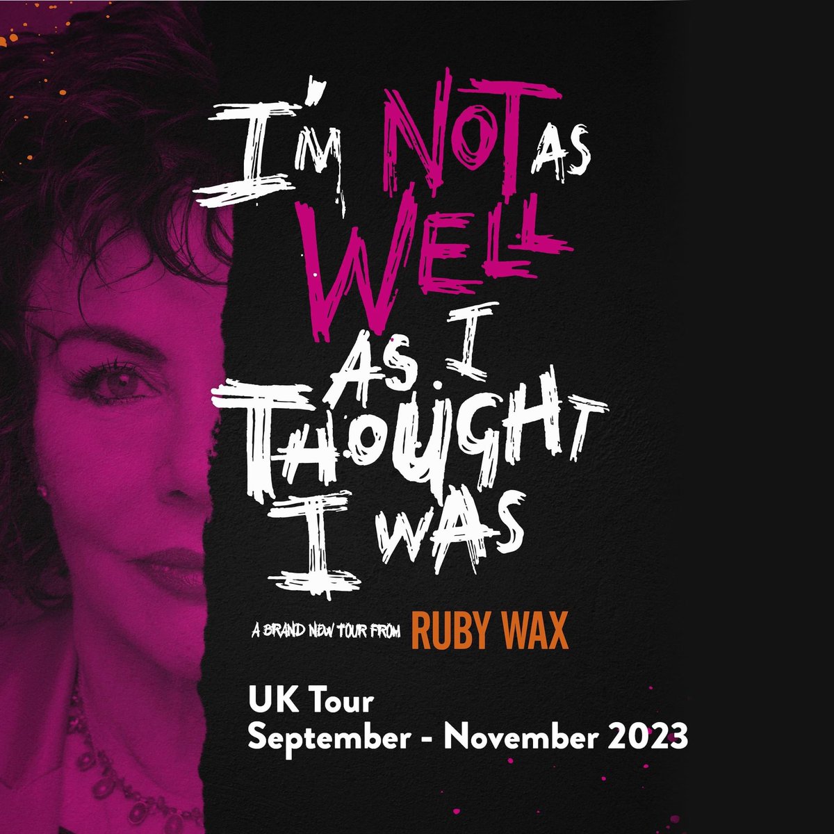 MarkyHarky's tweet image. Seeing @Rubywax tonight…
#RubyWax