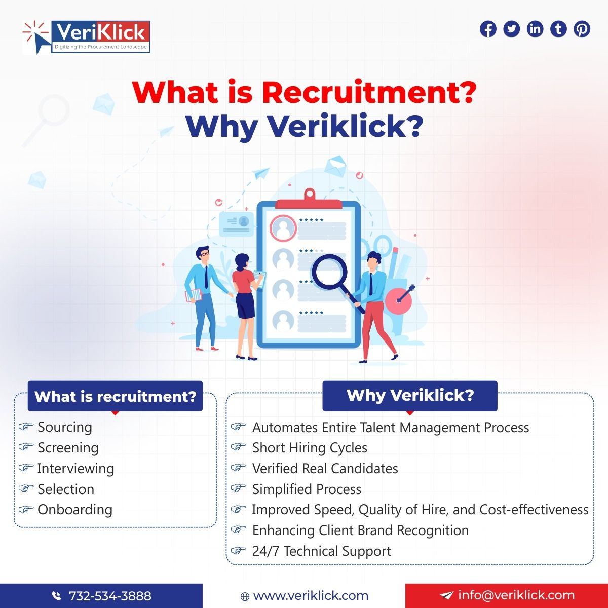 veriklick's tweet image. VeriKlick is an all-in-one Video Interviewing Management System (IMS) that streamlines talent acquisition with real-time video interviews, technical assessments, and AI-powered analytics. 

bit.ly/3uwZs9C

#VeriKlick #ims #interviewmanagementsystem