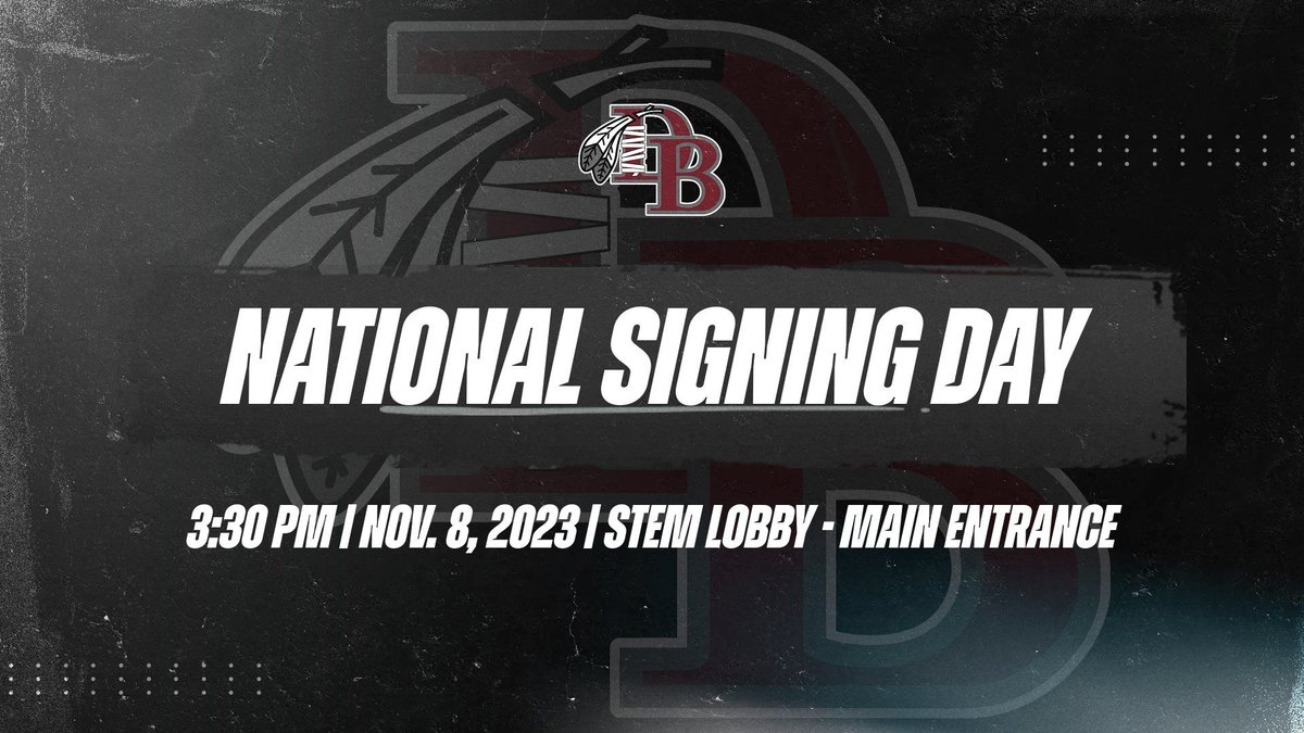 (1/2) Tribe Nation - Join us tomorrow for National Signing Day as we celebrate 6 outstanding athletes and their commitment to continue their athletic and academic careers! We will start @ 3:30p in the STEM Lobby/Main Entrance! #RollTribe

Live Stream: youtube.com/channel/UCv6pZ…
