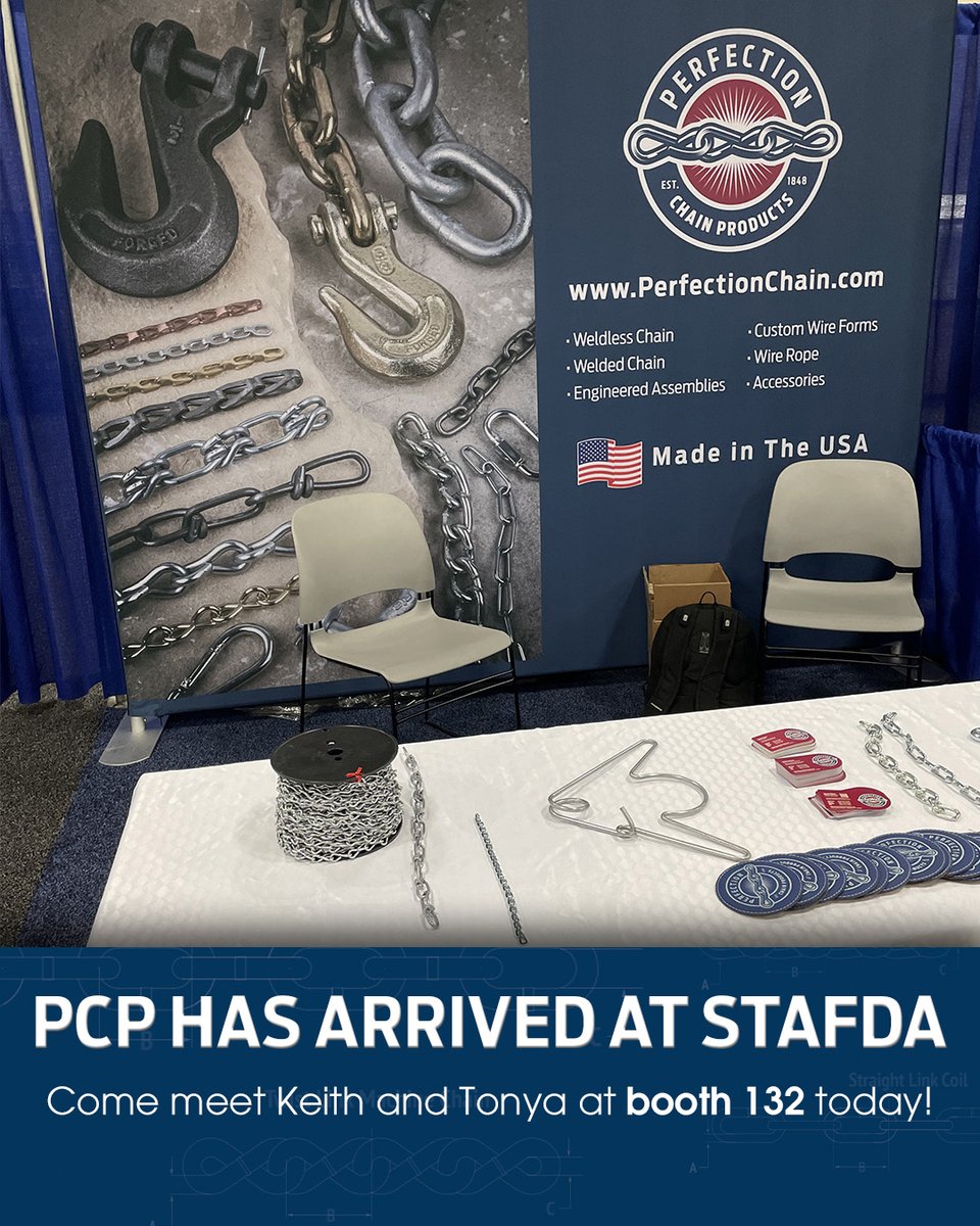 Perfection is in the house! Booth 132!

Meet the team at the Specialty Tools &amp; Fasteners Dist. Assn. (STAFDA) show today in San Antonio

Find out how we can provide you with solutions!