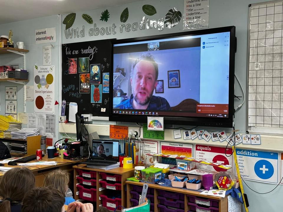 Thank you so much @kmlarwood for speaking to our Y4 classes today about Podkin One Ear! They are very excited and inspired to read and write 🐰