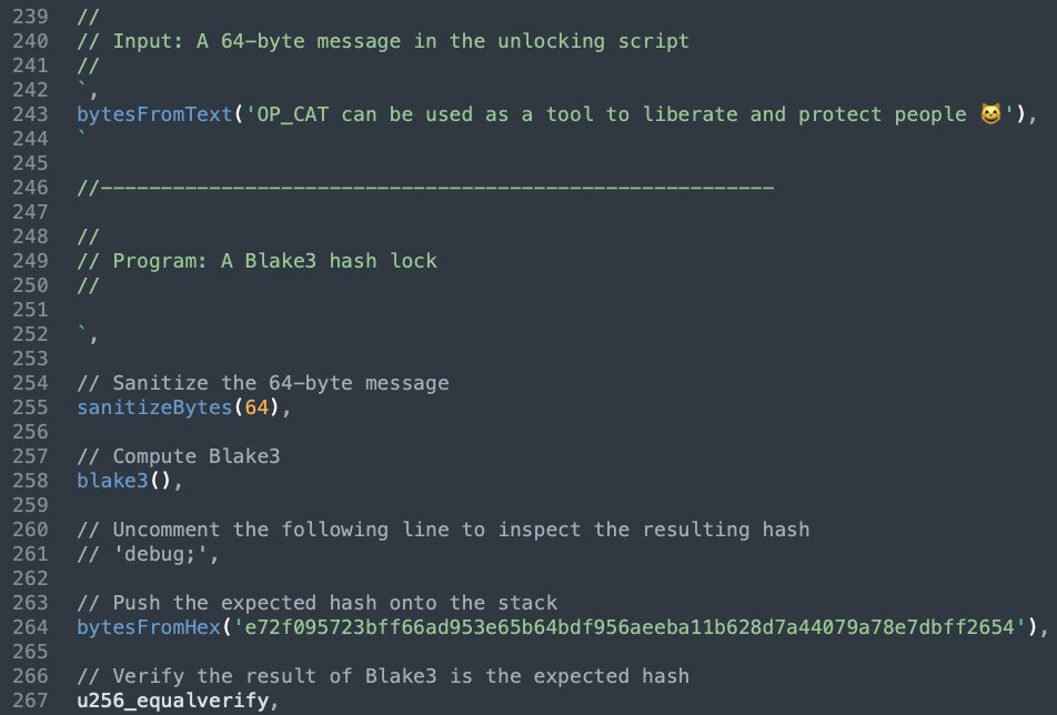 robin_linus's tweet image. We just broadcasted the first mainnet transaction having a Blake3 hash lock implemented in Bitcoin Script.
One small opcode for BitVM, one giant script for Bitcoin.
blockstream.info/tx/d8a091a7f5f…