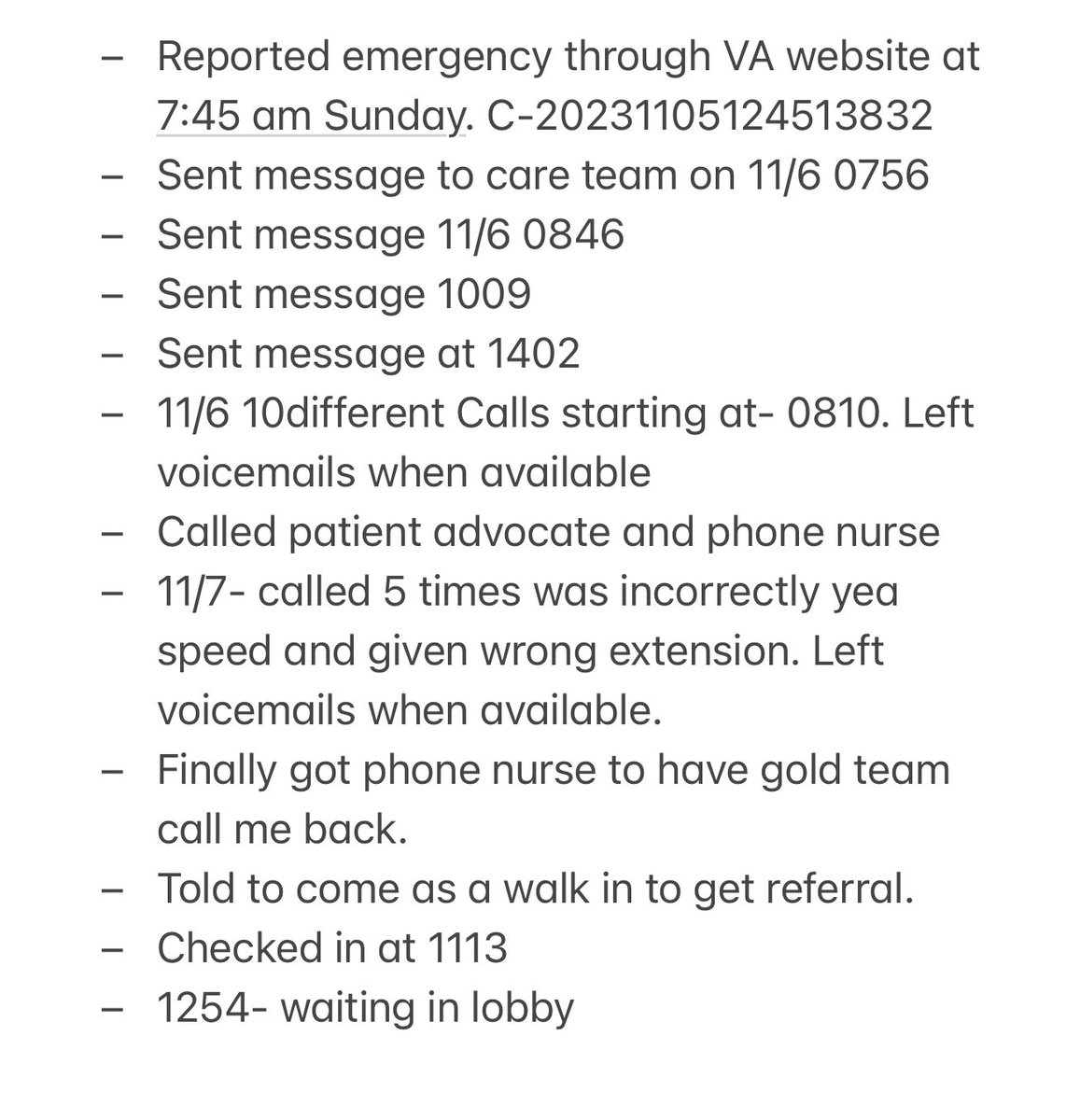 Meatsweatzz's tweet photo. @AtlantaVAMC Love it!! 
Too bad I’ve been waiting for 3 hours in the lobby with a torn patella and dislocated kneecap. All so I can get a “referral”. https://t.co/Kzcdcz68p0