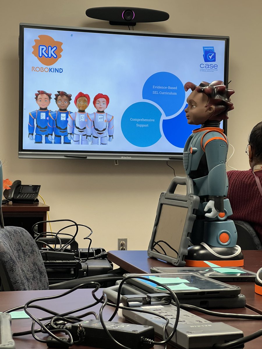 LisaWilsonSped's tweet image. I can’t wait for the kiddos to meet Milo!! “Getting Started with RoboKind” professional learning! #MyAldine #Letsgrowtogether #RoboKind @MarcellaES_AISD @Sdseymore @eariasrobles @EfrineRegino @aldinesped @AldineISD