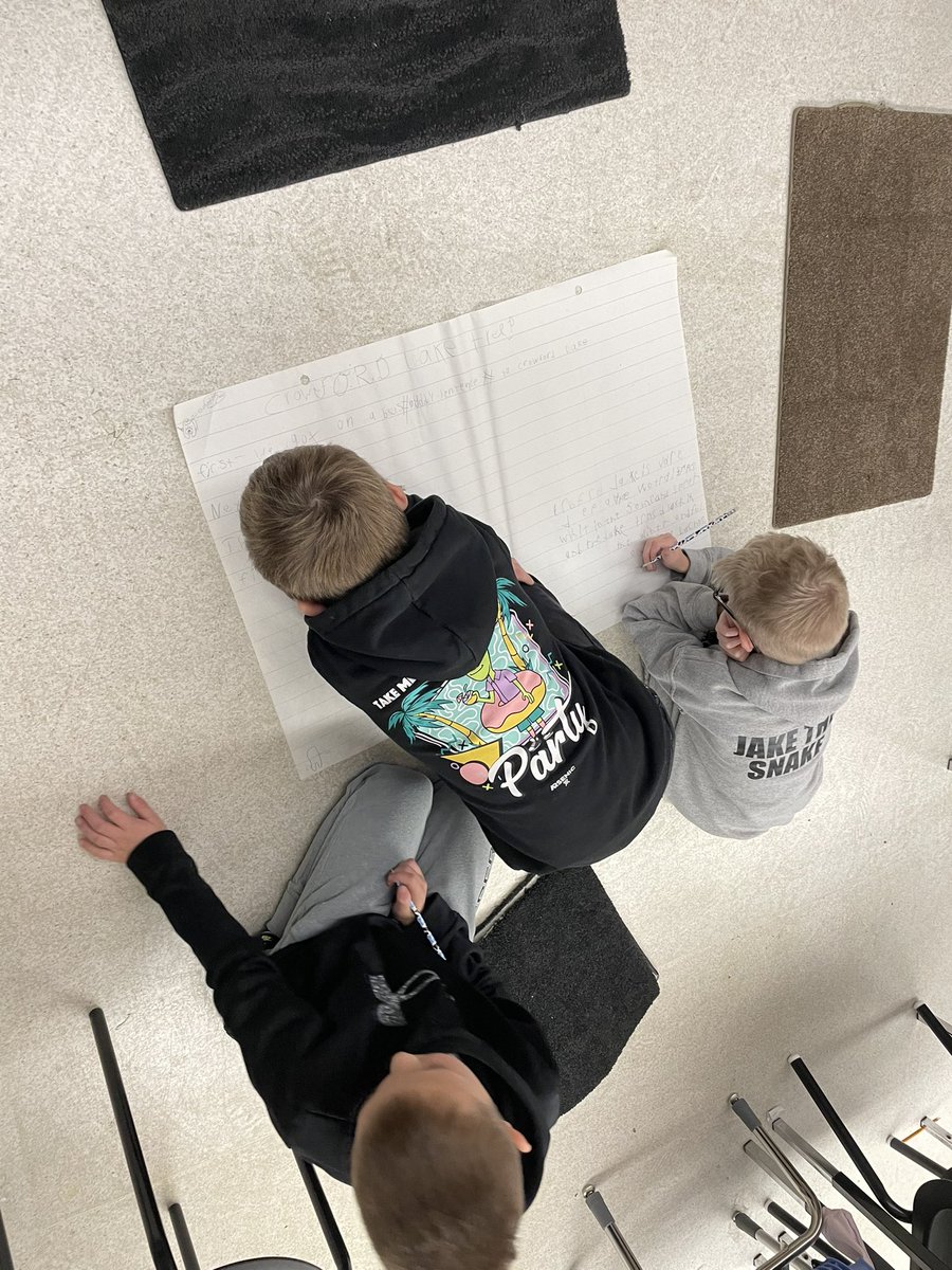 Buddy writing and peer assessing using a recount of our trip. Some great collaborating going on! @StJoesActon