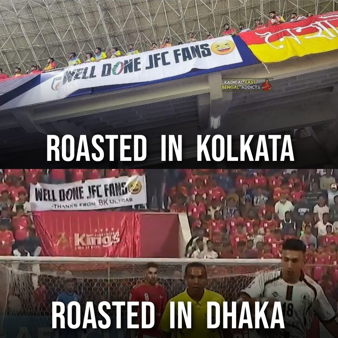 When you get trolled across borders #AFCCup #Indiansuperleague #bashundharakings #mohunbagansupergiant