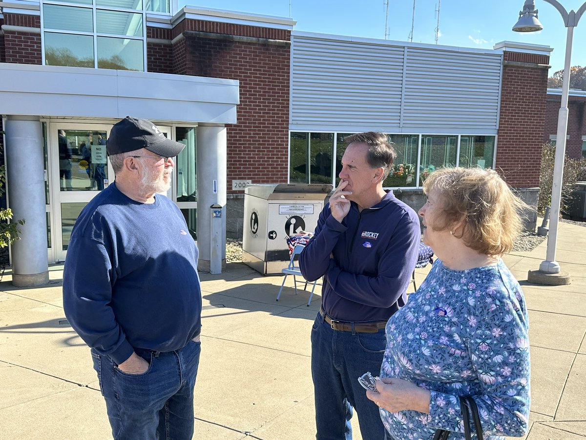 Lots of positive feedback and well wishes today at polling locations throughout Allegheny County! From Shaler to Scott, and South Park to Squirrel Hill—voters are energized and informed as they #VoteRockey.