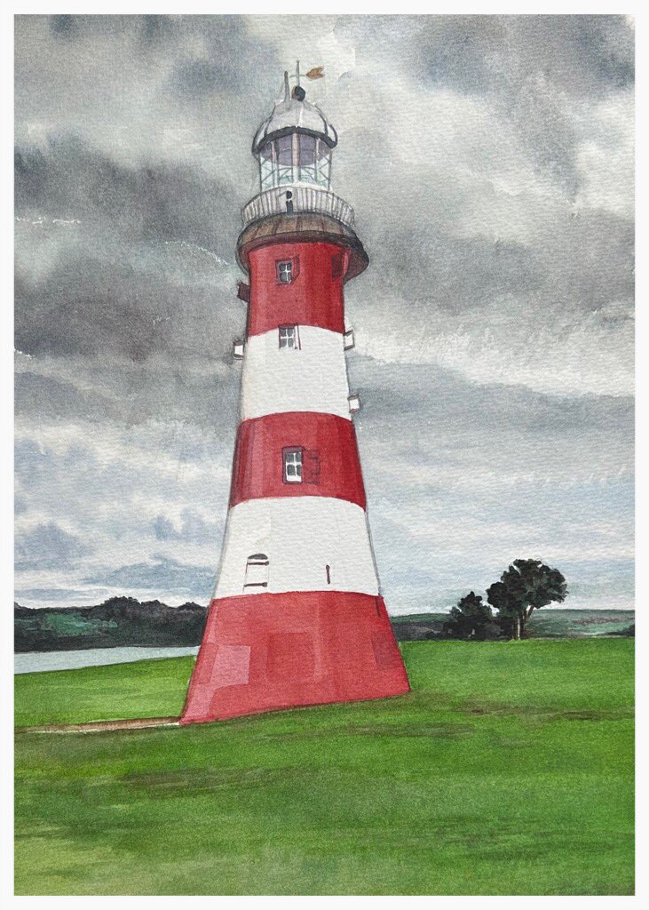 StudioTourelle's tweet photo. Plymouth
Winsor Newton watercolour on Langton Prestige #watercolourpainting #lighthouse https://t.co/VBx13MQmwx