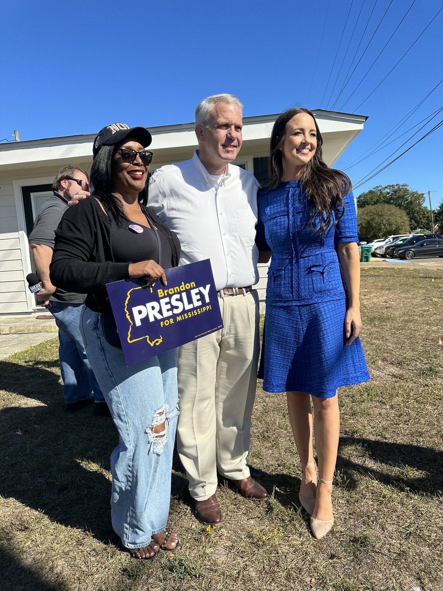 From the top of the state in Southhaven to the coast — we’re glad to see all the folks taking time to knock on doors this Election Day. @BrandonPresley #MSGov