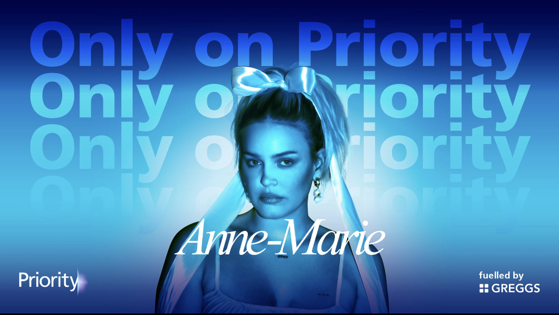 Today the incredible
<a href="/AnneMarie/">ANNE-MARIE</a> will be performing an intimate gig at the O2 Blueroom fuelled by @greggsOfficial for some lucky Priority winners.
#O2Priority #AnneMarie