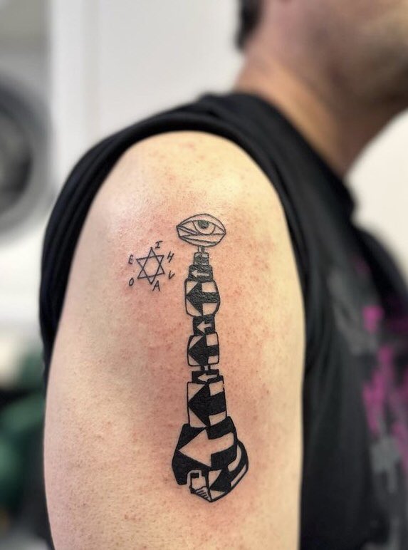 When yr best friend dies… get yr daughter to tattoo his drawing on yr arm x