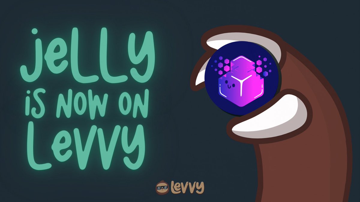 BIG Shoutouts to <a href="/levvyfinance/">Levvy</a> for already adding $JELLY!

Users can now Borrow &amp; Lend $JELLY on Levvy🔥