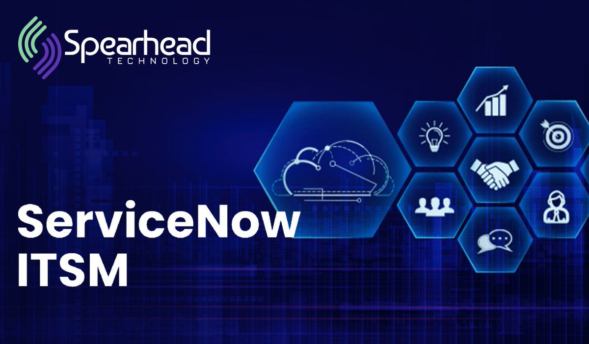 ServiceNow IT Service Management: Develop, deliver and manage optimal #ITservices.
spearheadtech.io/partners/servi…
#ServiceNow #ServiceNowITSM #ITSM #ITServiceManagement #ServiceNowITSMExpert #ITServiceDelivery #ITSMTransformation #Spearhead