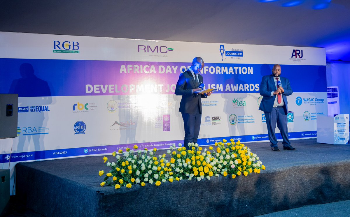 PlanRwanda's tweet photo. "The reason why we are part of this event is because development journalism tells us the stories of hope. It inspires change, it sparks debate, it amplifies the voices that we'd never have heard before," - @PlanRwanda Country Director, @The_One_William, on behalf of the partners. https://t.co/1HwffcOWiA