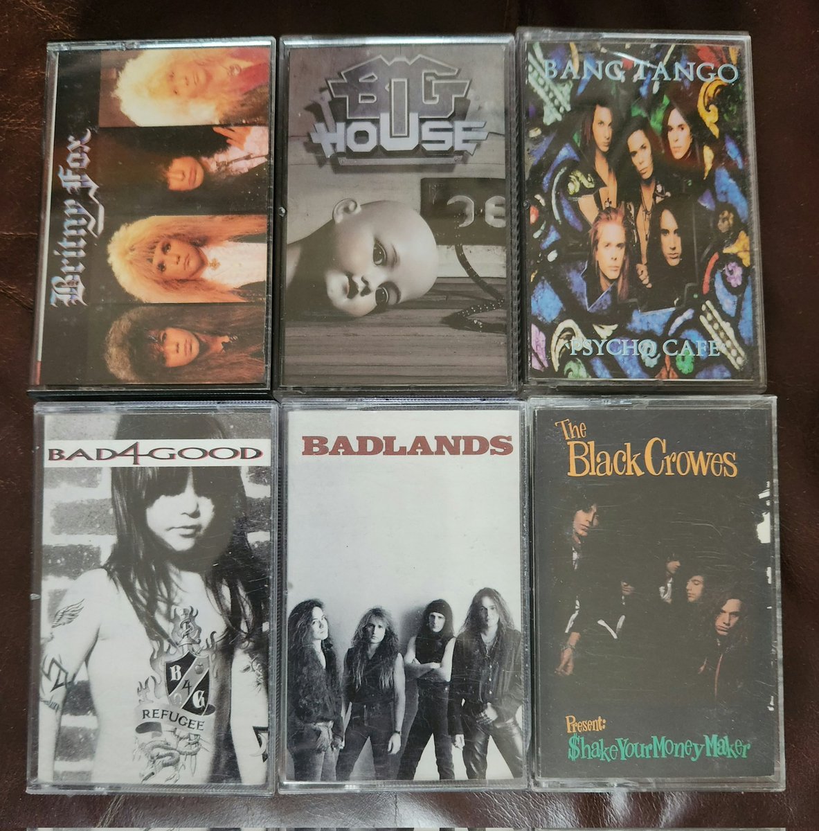 richembury's tweet photo. Which "B" Debut?

@BritnyFox #BigHouse #BangTango #Bad4Good #Badlands @theblackcrowes 

#rock #hardrock #classicrock #glammetal #cassettes https://t.co/AhsDanlD6c