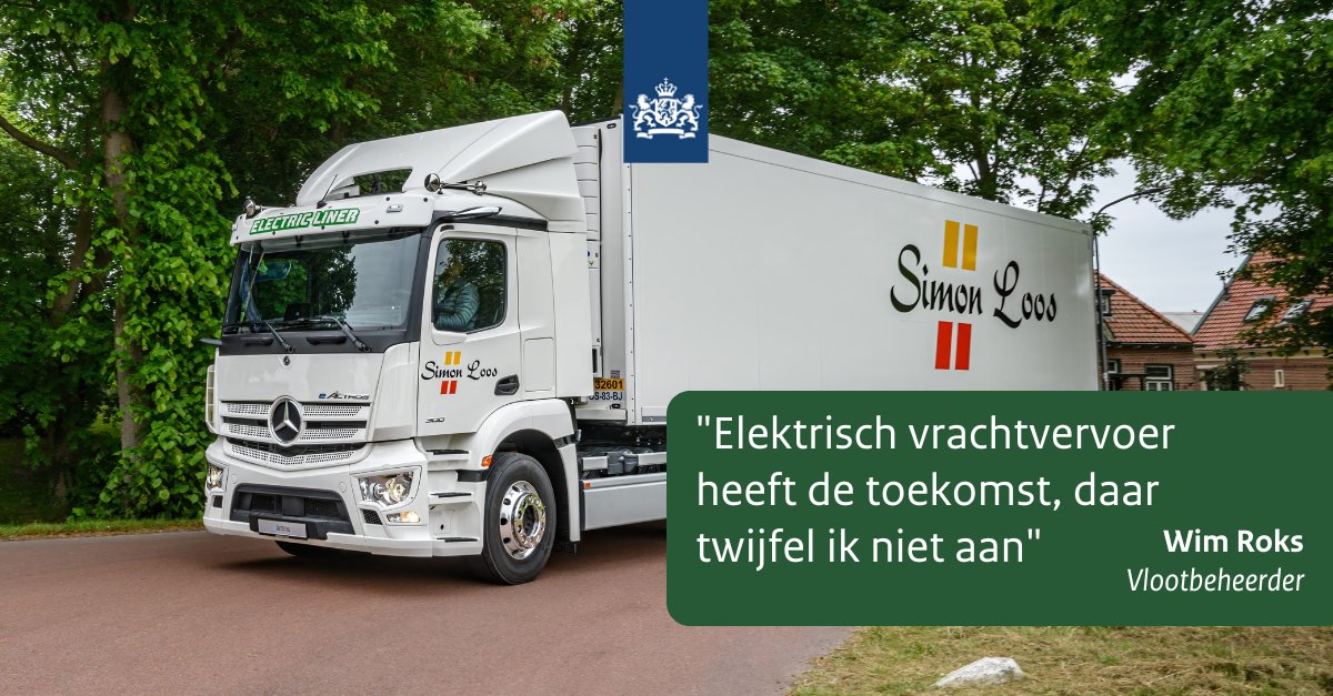 🚚 Elektrisch vrachtvervoer komt langzaam maar zeker op gang. Transportbedrijf Simon Loos loopt met 50 elektrische wagens voorop. Voor de aankoop ontving Simon Loos belastingvoordeel via de MIA-regeling. Benieuwd naar hun aanpak? ➡️ rvo.nl/praktijkverhal… #DuurzaamOndernemen