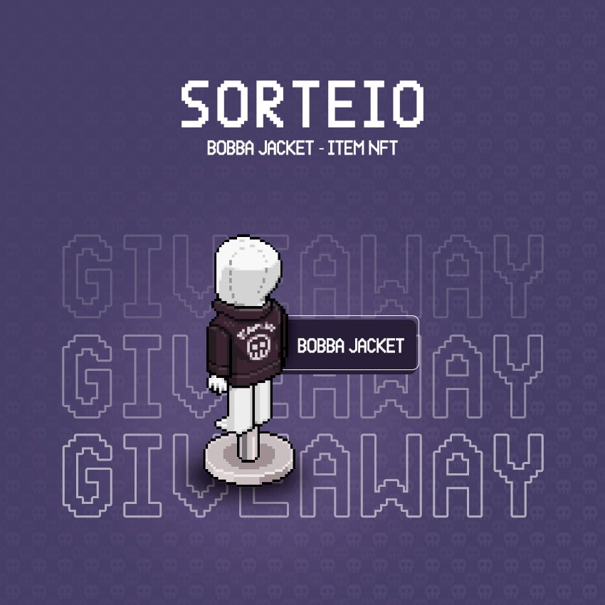 ✨ 𝙃𝘼𝘽𝘽𝙊 𝙉𝙁𝙏 𝙂𝙄𝙑𝙀𝘼𝙒𝘼𝙔 ✨

I’m giving away one 💀 𝗕𝗼𝗯𝗯𝗮 𝗝𝗮𝗰𝗸𝗲𝘁 💀 to one lucky winner.

All you need to do is:

💭 Follow me on twitter
🔁 Repost
👯‍♂️ Tag 2 friends

🗺️⏰ The giveaway is open globally and the winner will be announced in 72 hours (10/11)