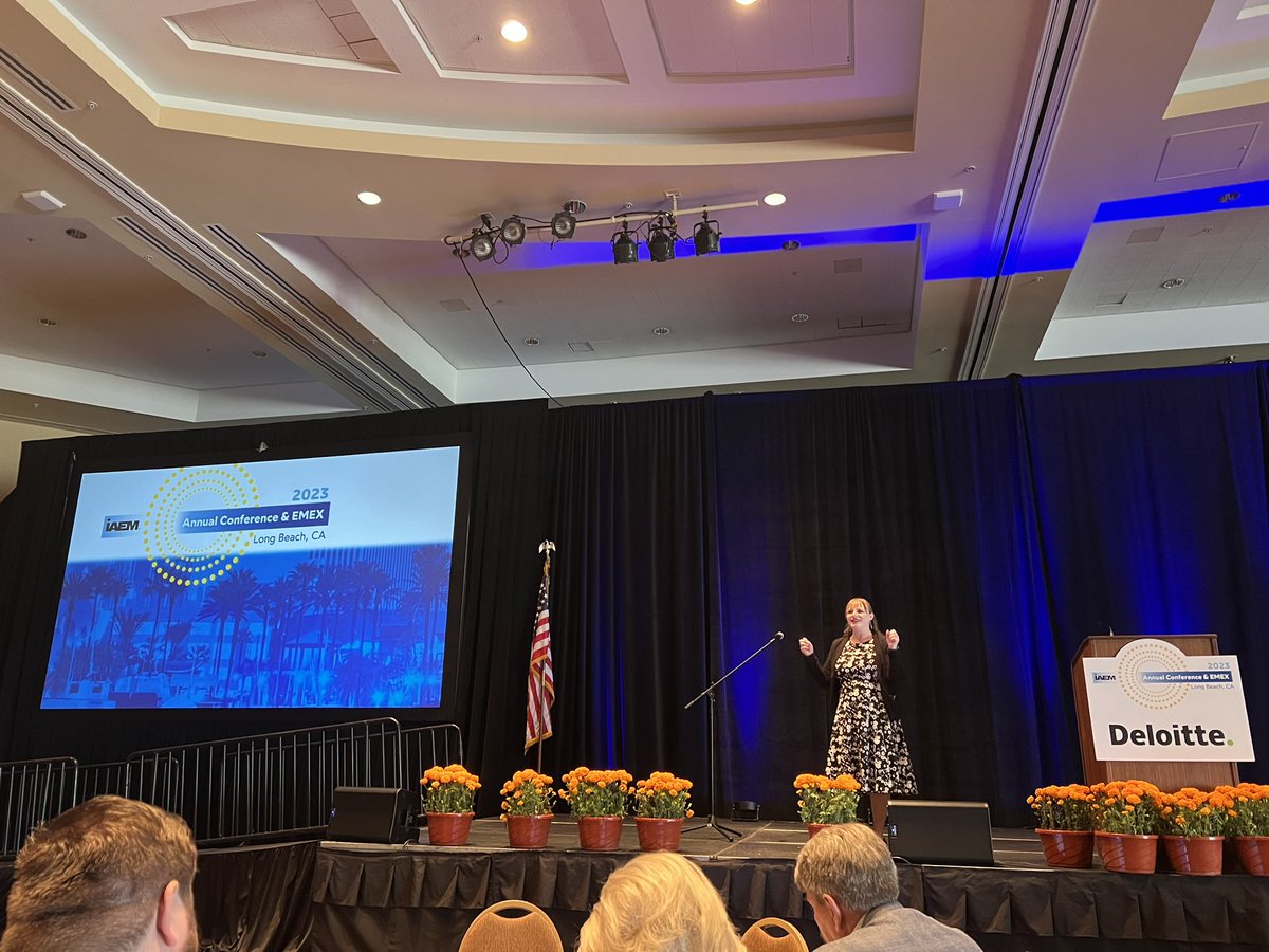 So proud of my partner at <a href="/ReadyLA/">LA City Emergency Management Department</a> Ms <a href="/Jdlazo/">Jennifer Lazo</a> and my partner in life <a href="/MsJennyNovak/">Jenny Novak, CEM</a> for their thought provoking vision talks at #iaem23 You ladies are an inspiration!