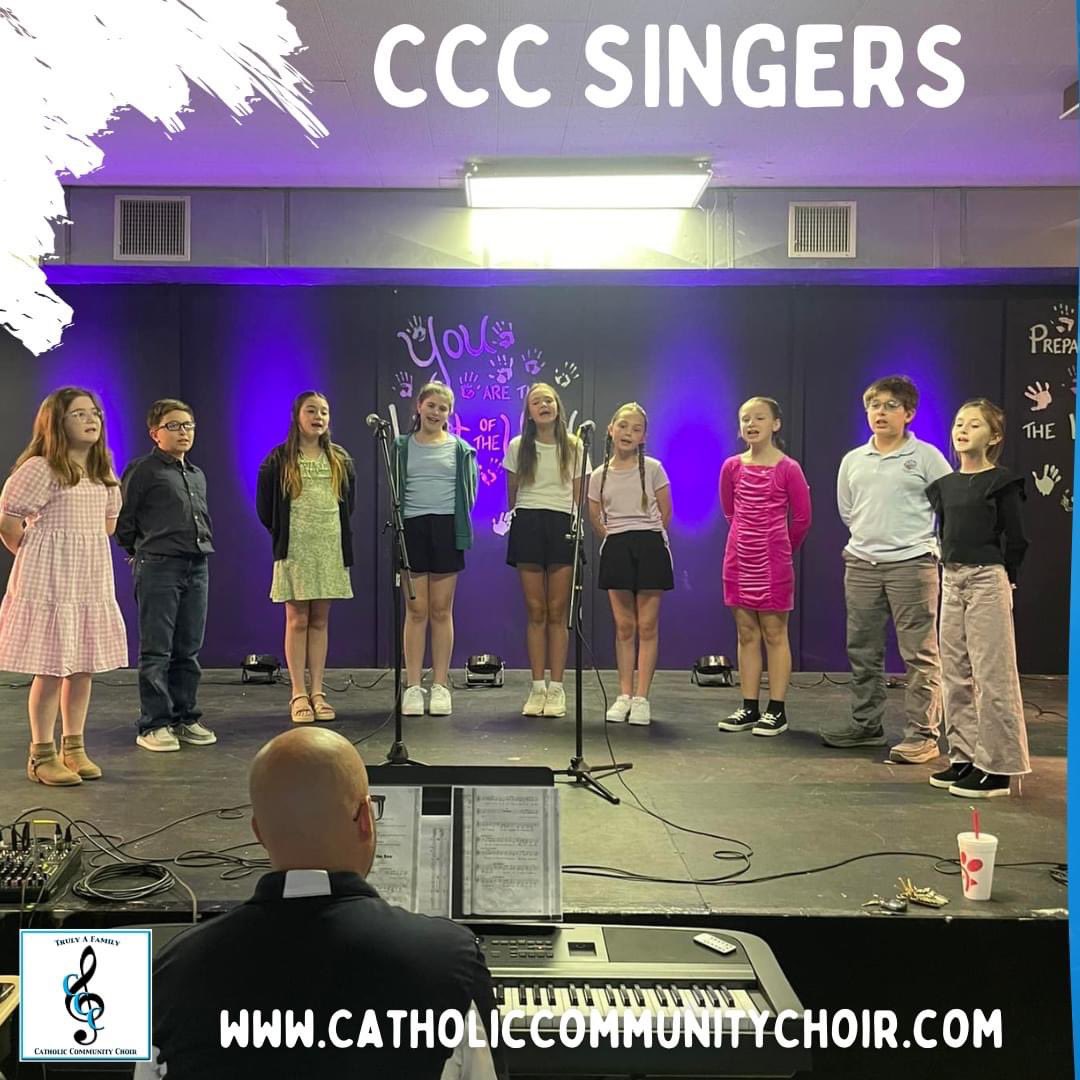 CCC Singers registration is now OPEN! Secure your spot today and be a part of this talented group of vocalists! catholiccommunitychoir.com/current-news/