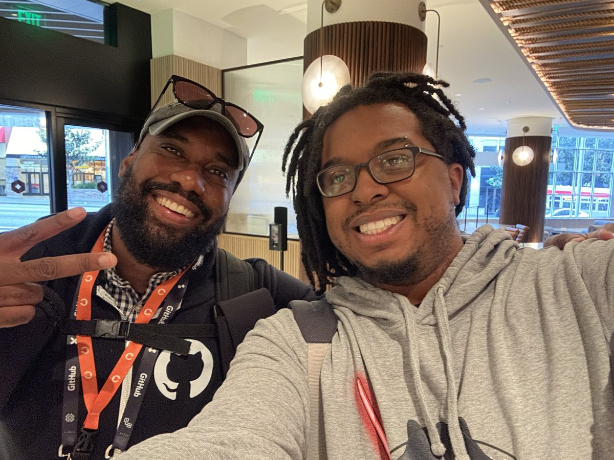 Bumped into a GitHub Legend this morning @anjuan