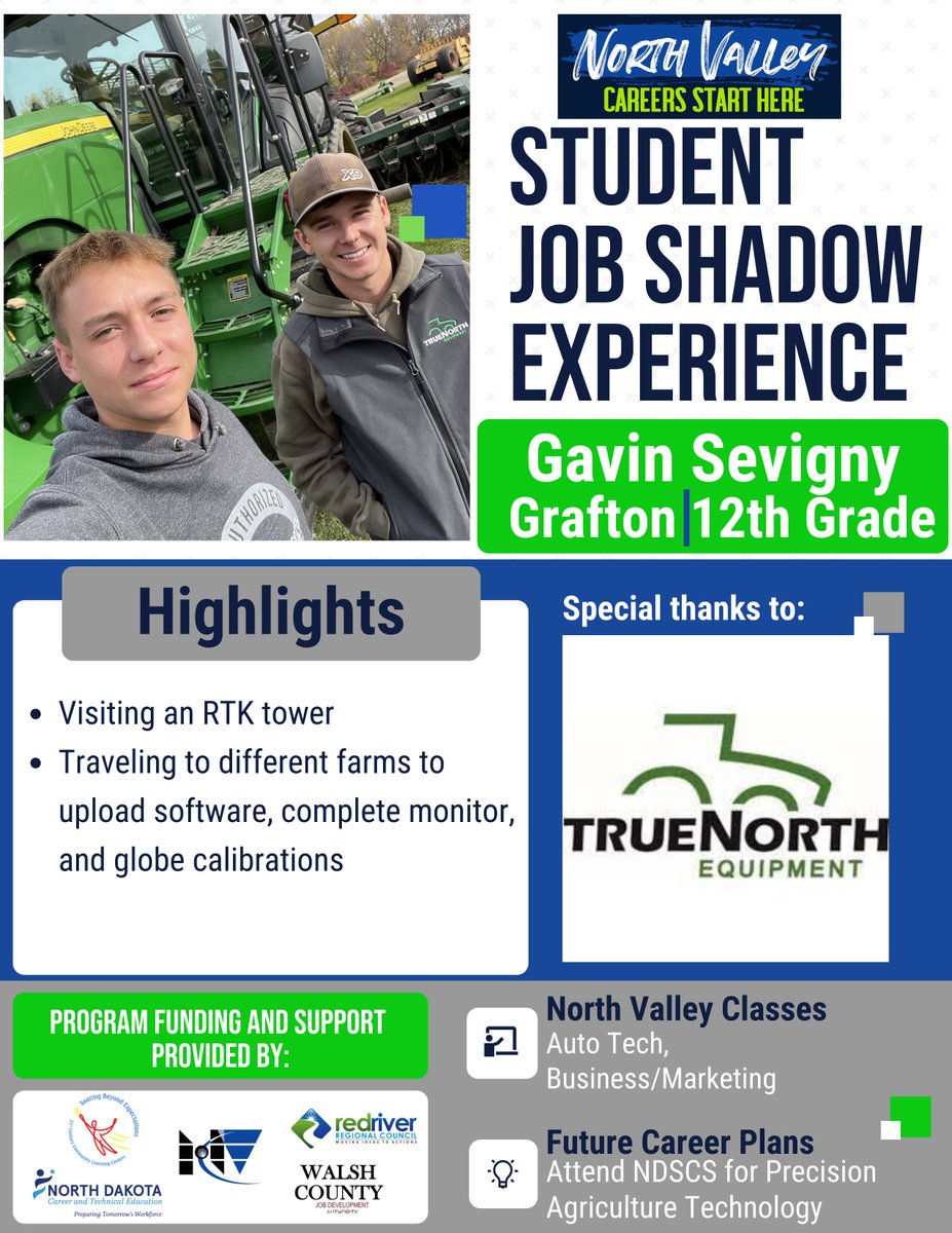 Shout out to Joe Zaharia for spending time with Gavin and letting him experience a day in the life of a Precision Ag Technician!