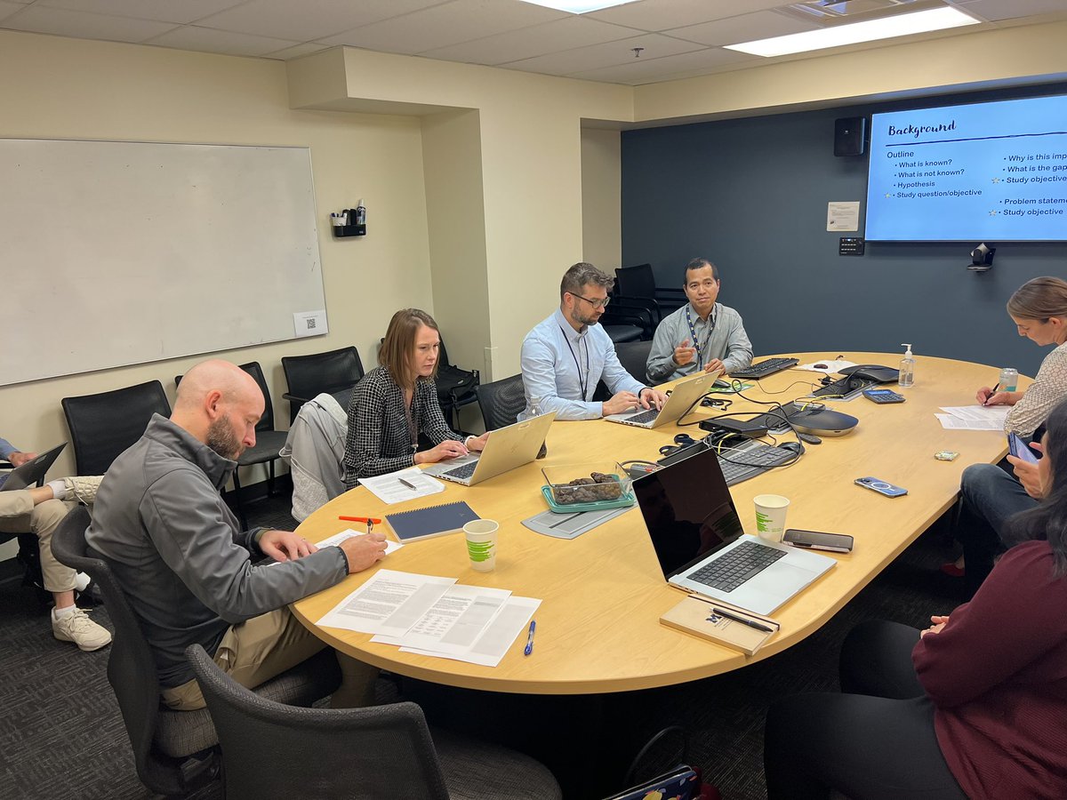 Stephanie Parks Taylor (@stephptaylorclt) on Twitter photo Live footage of our 2nd M-ACES (Michigan Acute Care Embedded Scholars) abstract writing workshop (with cookies of course!) 
📝🍪
#HailToTheHypothesis! Live footage of our 2nd M-ACES (Michigan Acute Care Embedded Scholars) abstract writing workshop (with cookies of course!) 
📝🍪
#HailToTheHypothesis!