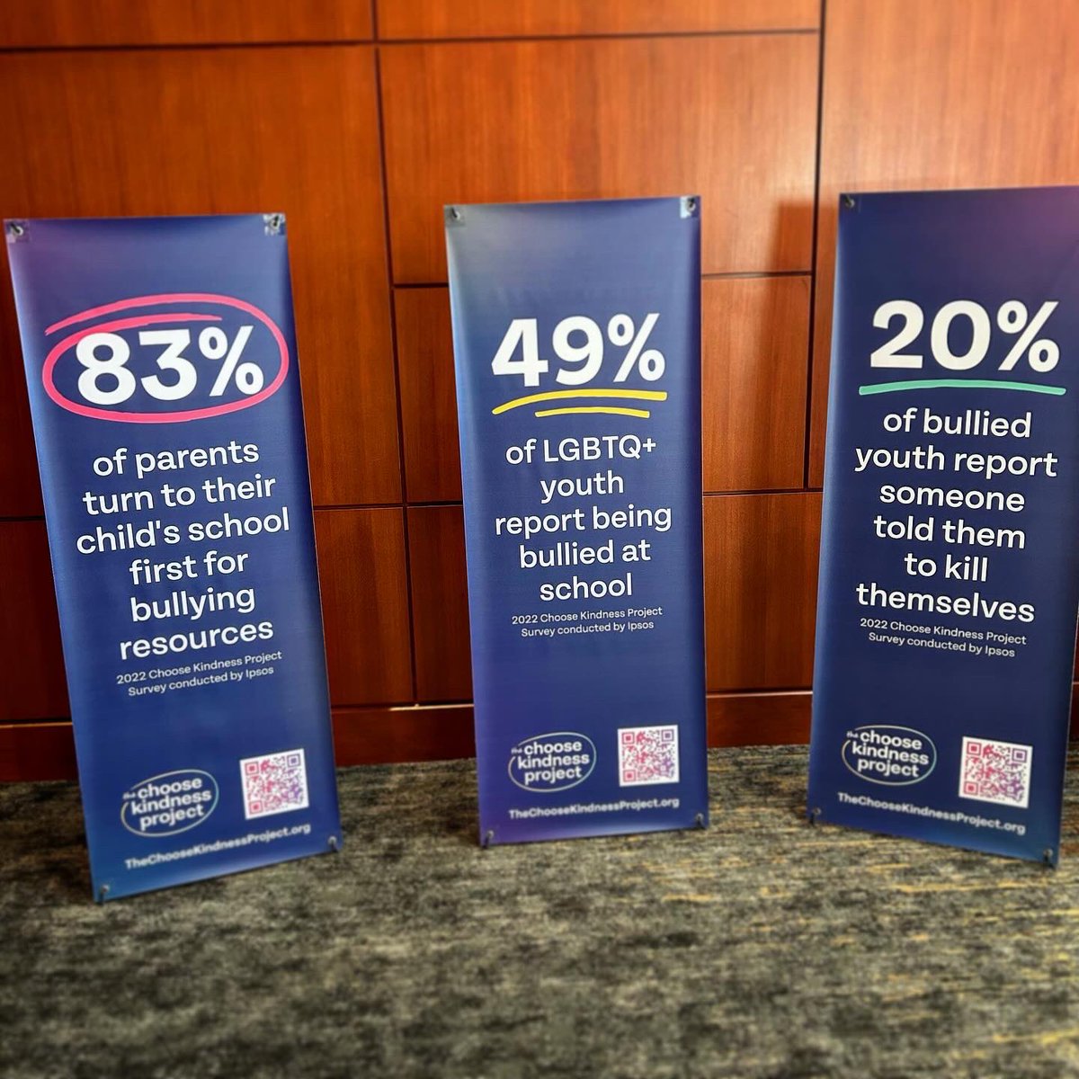 ➡️ 83% of parents turn to their child's school first for bullying resources

➡️ 49% of LGBTQ+ youth report being bullied at school

➡️ 20% of bullied youth report someone told them to kill themselves

This is why NTFT exists.