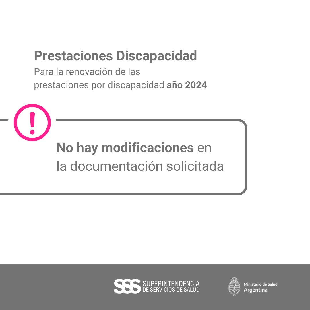 SSSALUD's tweet photo. Las Obras Sociales autorizan las prestaciones cada año, sin estar sujetas al año calendario, excepto las modalidades educativas en todos sus niveles, apoyo en integración escolar y maestra de apoyo
Ej: una Rehabilitación que comenzó en agosto 2023, sigue vigente hasta julio 2024 https://t.co/DYaXhPBbYt