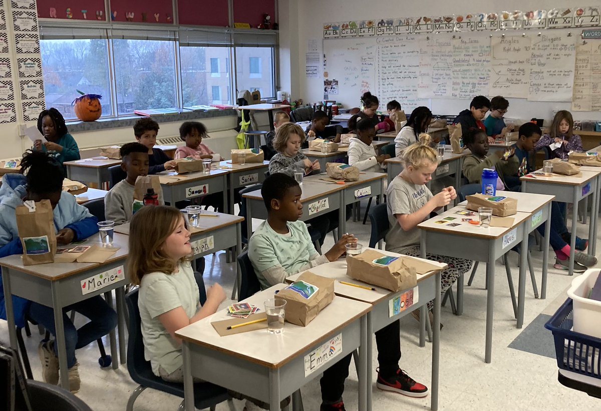 The 4/5 class had a great Wetlands presentation from <a href="/Sci_in_School/">Scientists in School</a> today!