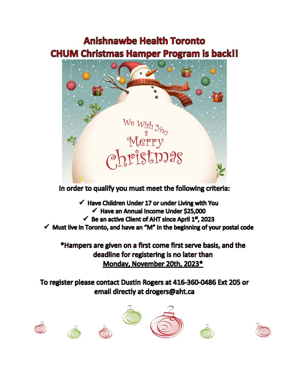 CHUM Christmas Hamper