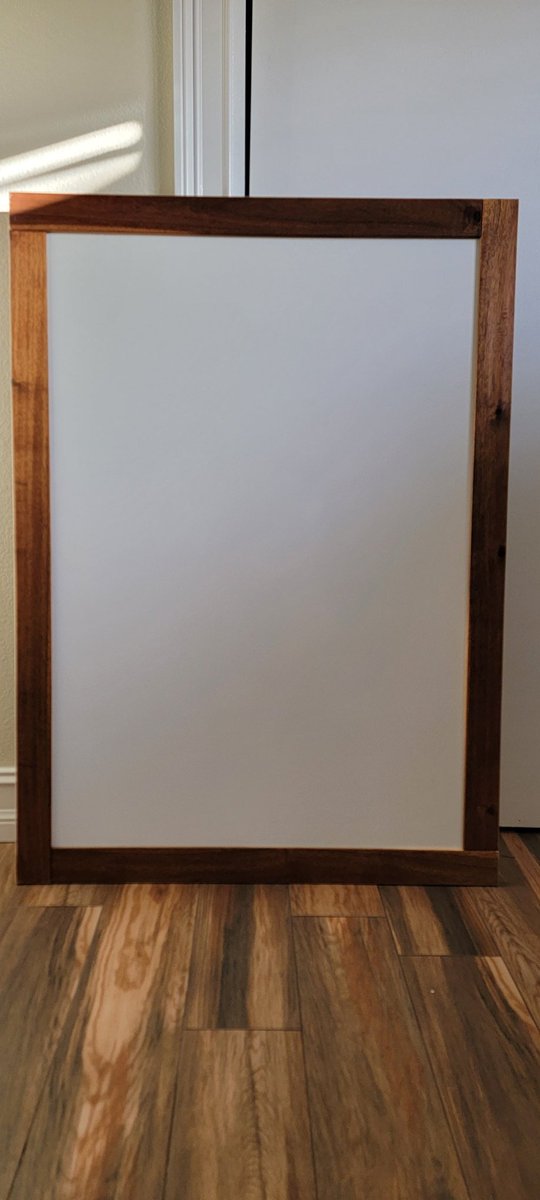 MancaveCrafted's tweet photo. π¨ Progress update: The whiteboard is cut, glued, and sanded. Next step, staining the cut edges to blend with the existing finish. Embracing the beauty of repurposed materials with our unique, tongue and groove design! ππ οΈ #DIYCraftsmanship #RepurposeProject #ManCaveCrafted https://t.co/RnvRgKrl0G