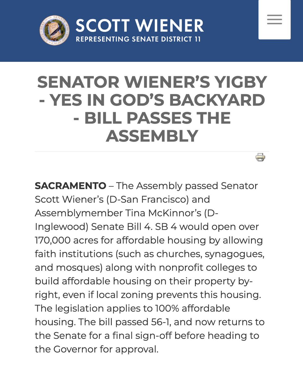 "Yes in God's Backyard" is such a fun pro-housing idea