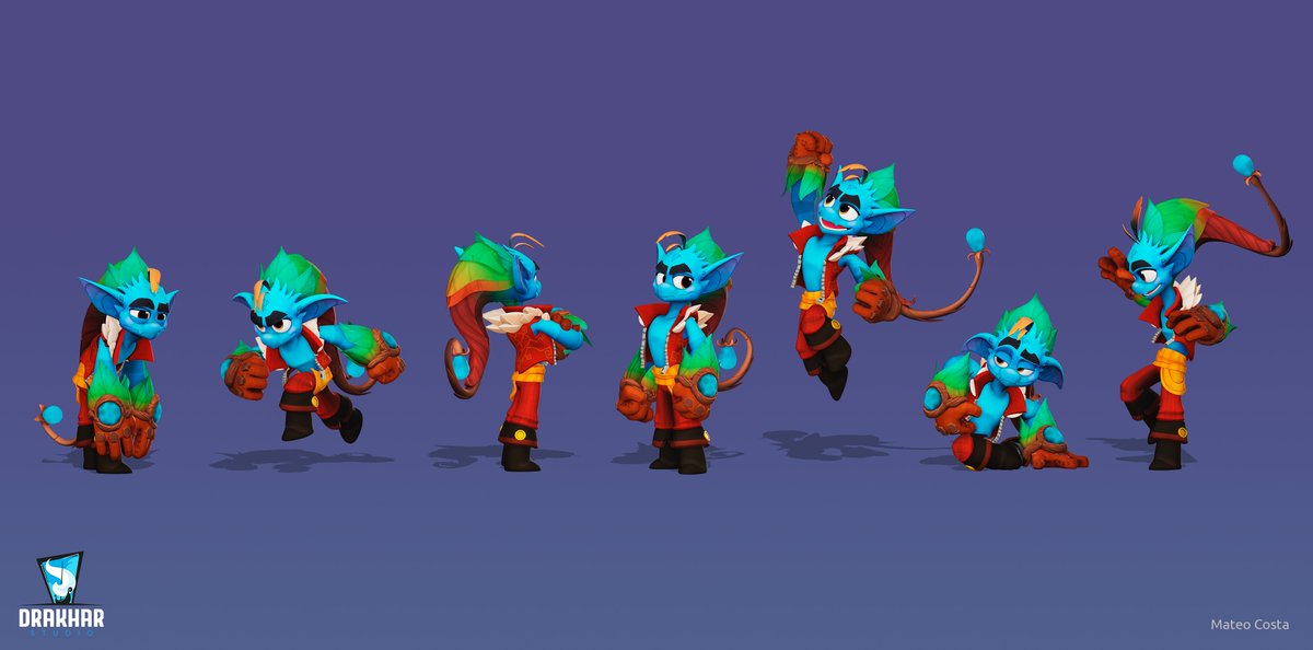 Hi. Here's a character I did at Drakhar Studio some time ago.

Highres pics and credits of all my coworkers involved at AS:
artstation.com/artwork/g0L83L

#3Dartist #characterart #gameart