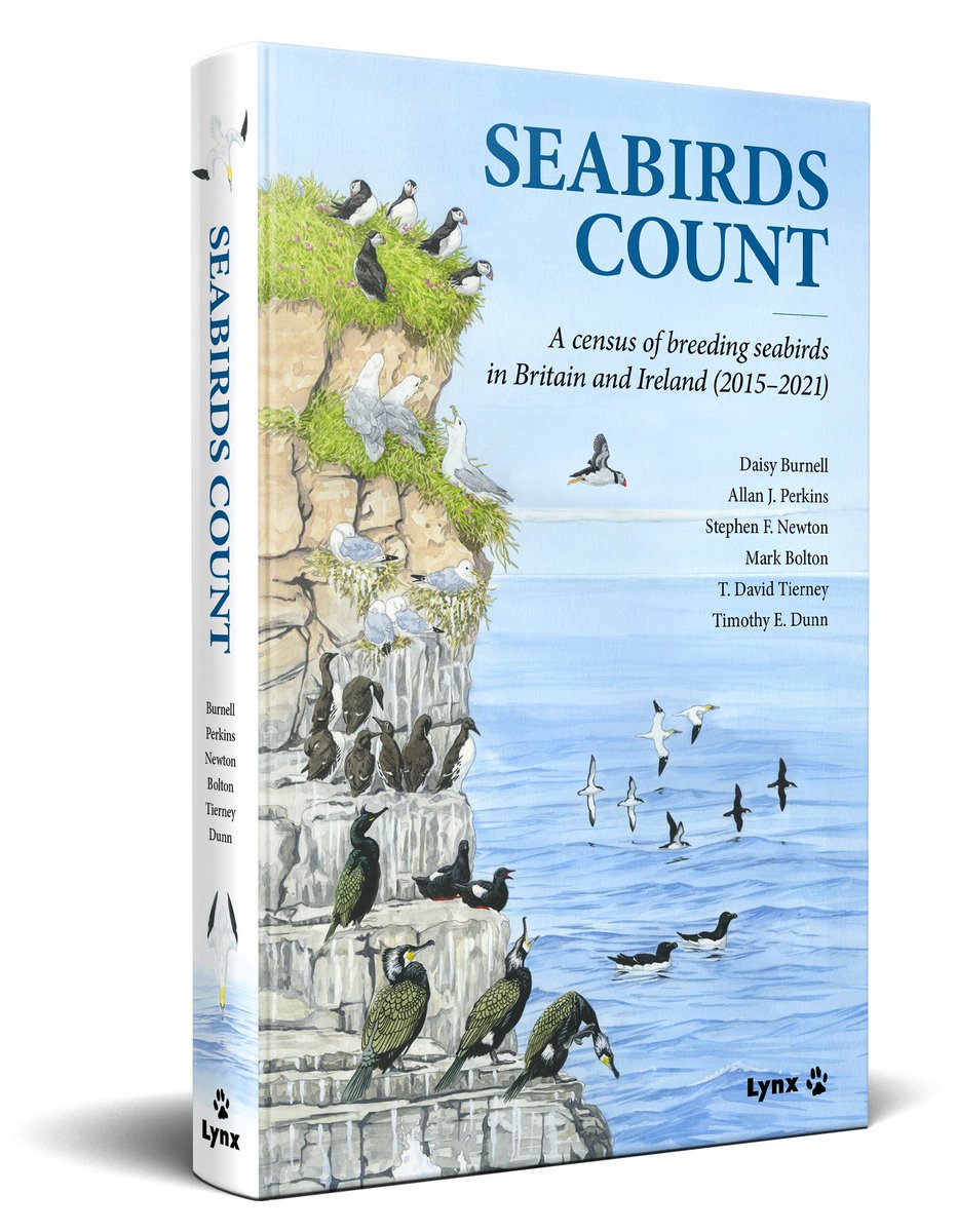 Not long now before #SeabirdsCount will be officially published! Remember there is an early-bird discount that will end 10/11/2023. So, if you haven't already, get your pre-order in now 😁 lynxeds.com/product/seabir…