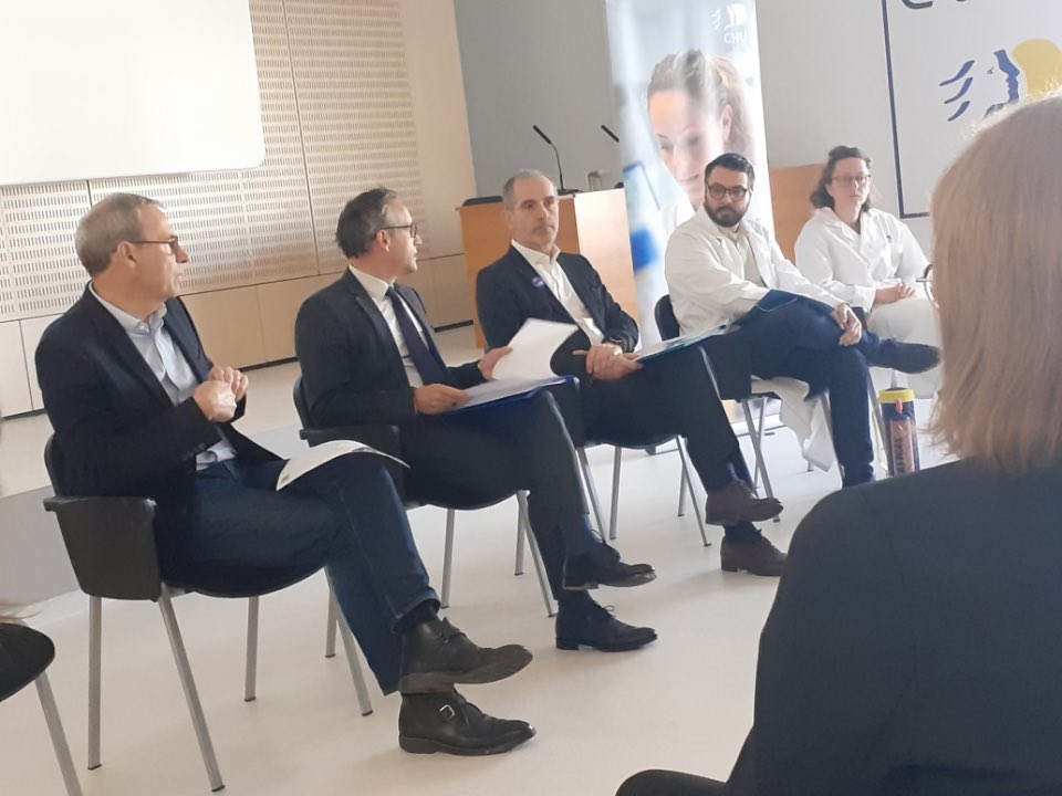 GrzychGuillaume's tweet image. La @FiliereProto @CHU_Lille  était présente aux côtés de @ARS_HDF pour le lancement officiel de la campagne de prévention sur les dangers du #protoxyde #protoxydedazote #n2o