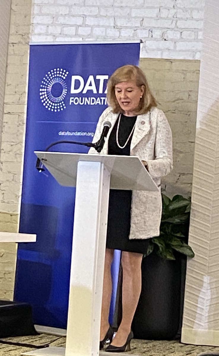 Secretary Aimee Rogstad, Commonwealth of Virginia, talking about how they are leveraging data not just for measurement but also for improvement. @data_foundation #govdatax #dataquality