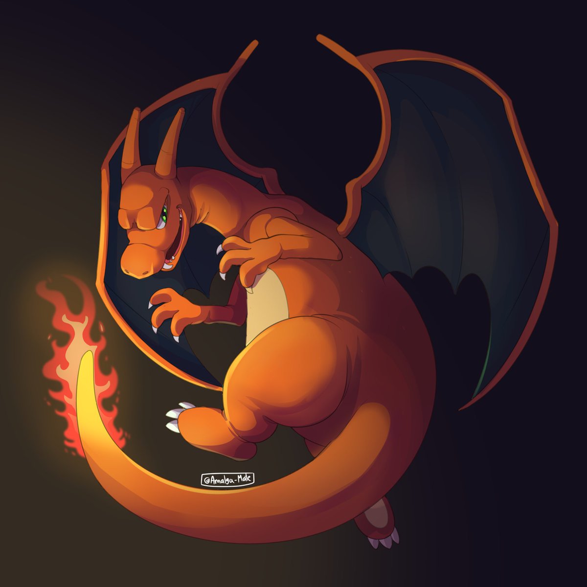 🔥 Drawing Charizard, Dibujando a Charizard POKEMON ART [ESP