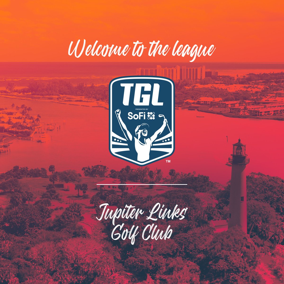 Next on the tee, representing Jupiter, FL: Jupiter Links Golf Club! Our sixth and final team ownership group is led by @TigerWoods and David Blitzer... and Tiger himself is the first player on the team’s roster. 🔥 Learn more: tglgolf.com/articles/2023/…