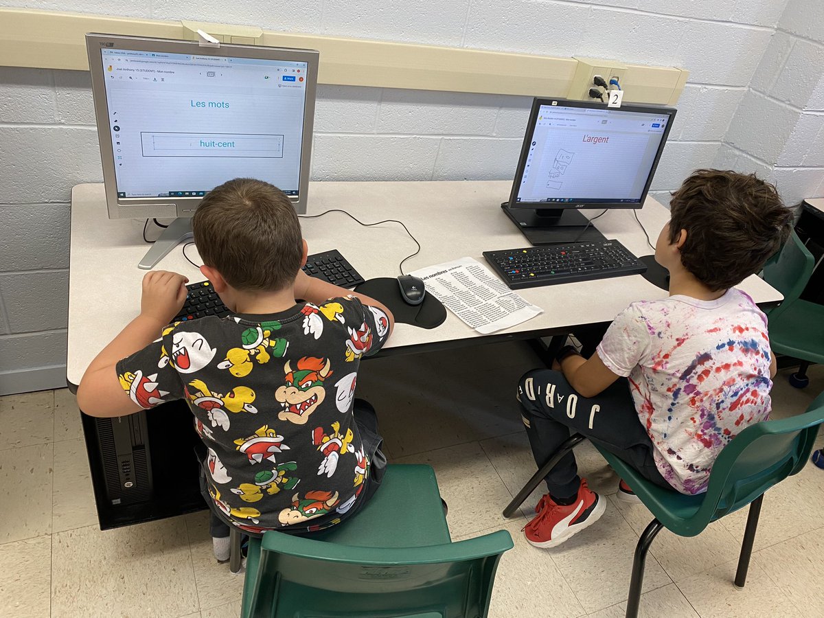 MmeCyyt's tweet photo. Using Jamboard to practice representing numbers 🤓 @LorinaSpurrell https://t.co/y8PAXeIaU2