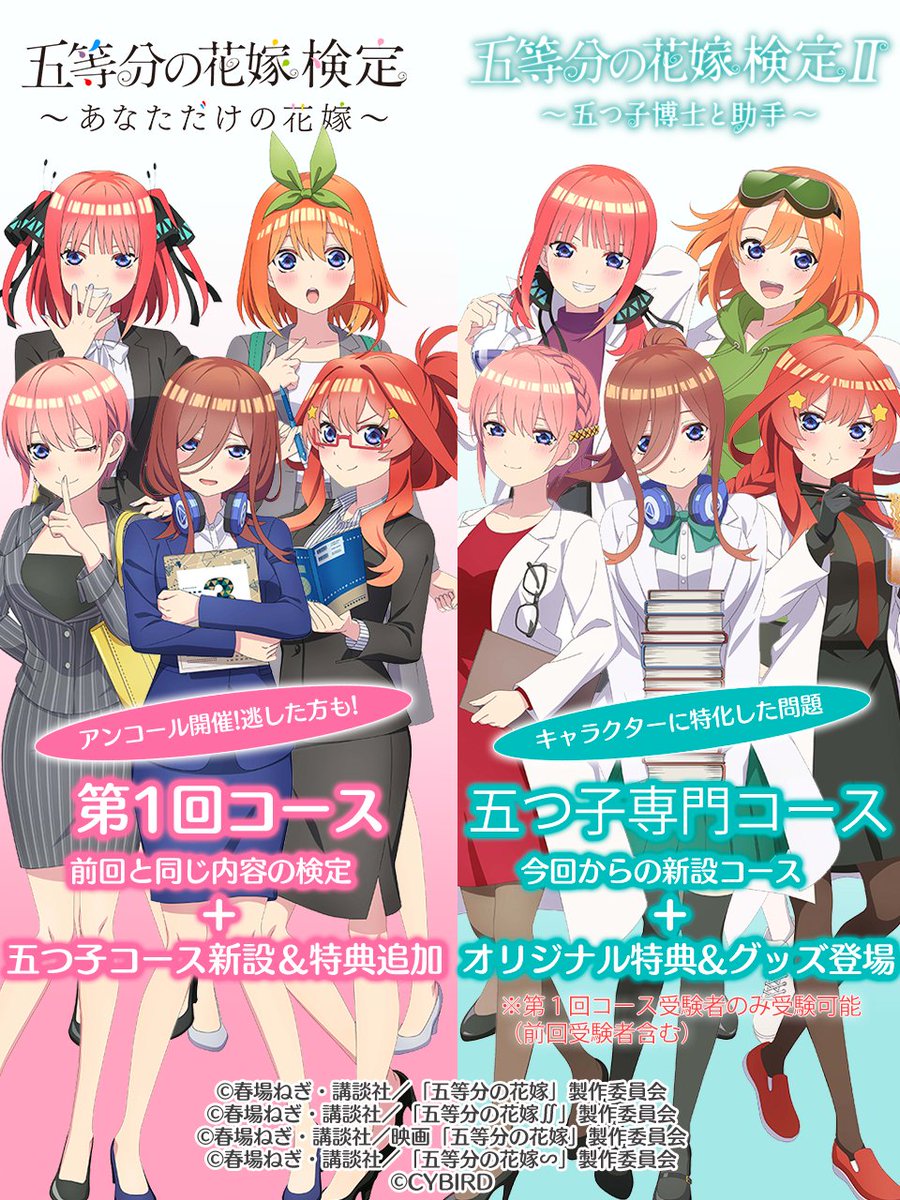 缶バッジ 検定 五等分の花嫁 コンプ 博士と助手