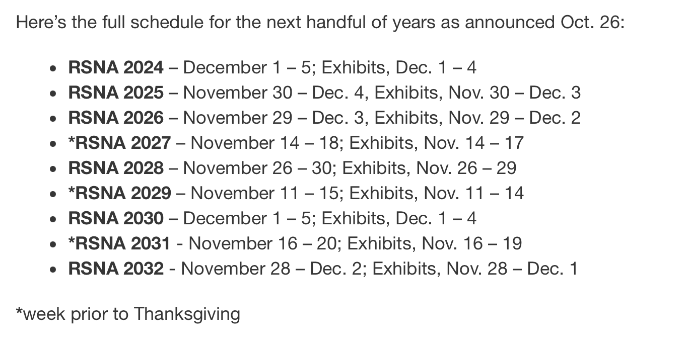 Rsna 2025 Scheduler