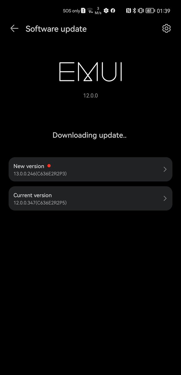 fabrizio_degni's tweet photo. Finally ✌️ my #HuaweiMate40Pro with #Kirin9000 has received the #EMUI13 update!!! It is a #firmware release of 6.22Gb tossed out as 13.0.0.246, looking forward to merging for 1 single and unified #OS with #HarmonyOS (@HuaweiMobile)🙄.
#huaweimobile @HuaweiCentral #technews https://t.co/fpEeTjQerC