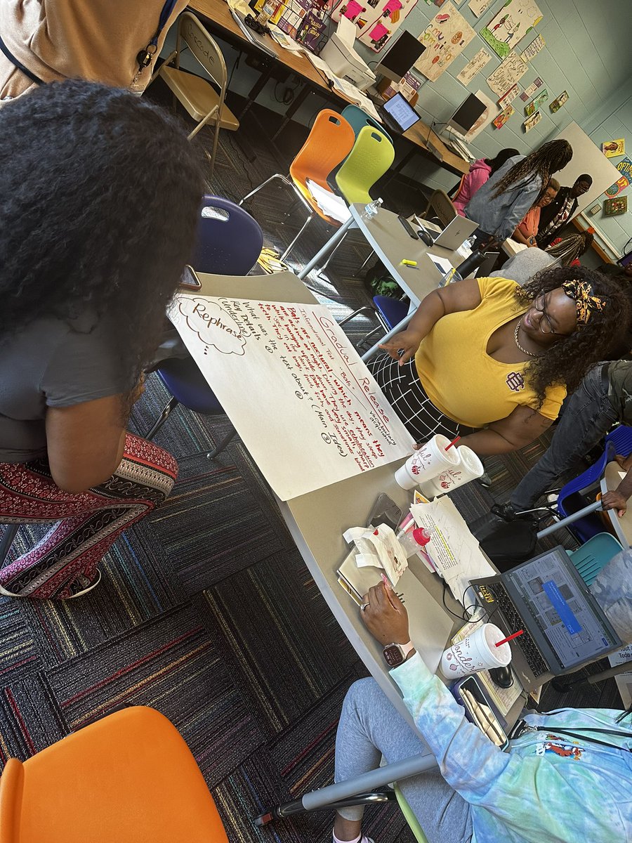 Today I had the opportunity to help grow teachers at Cascade ES! The teachers left this training with tools to help them teach vocabulary acquisition môre effectively  &amp; equipped them with writing strategies to help their scholars grow from good to great in ELA!