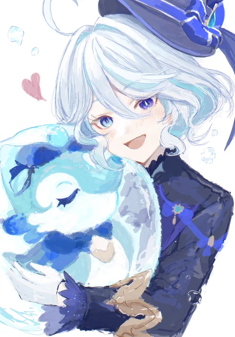 祈願絵!早く会いたいよ #原神 #Furina  #フリーナ