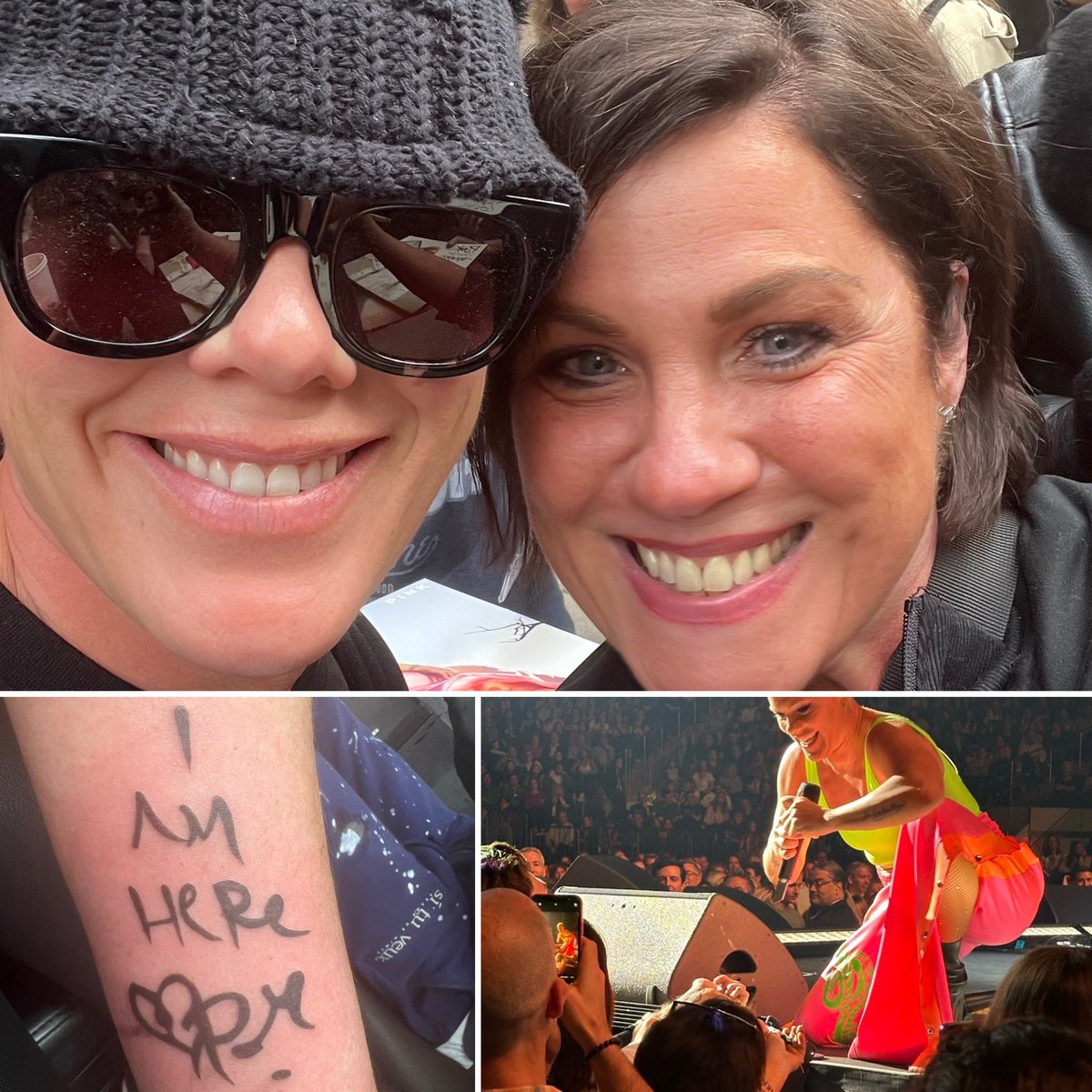 49th bday today <a href="/Pink/">P!nk</a>
Than u for cornucopia of “dreams come true” this weekend! 

It only hurt a little….but I AM HERE.
#firsttattoo