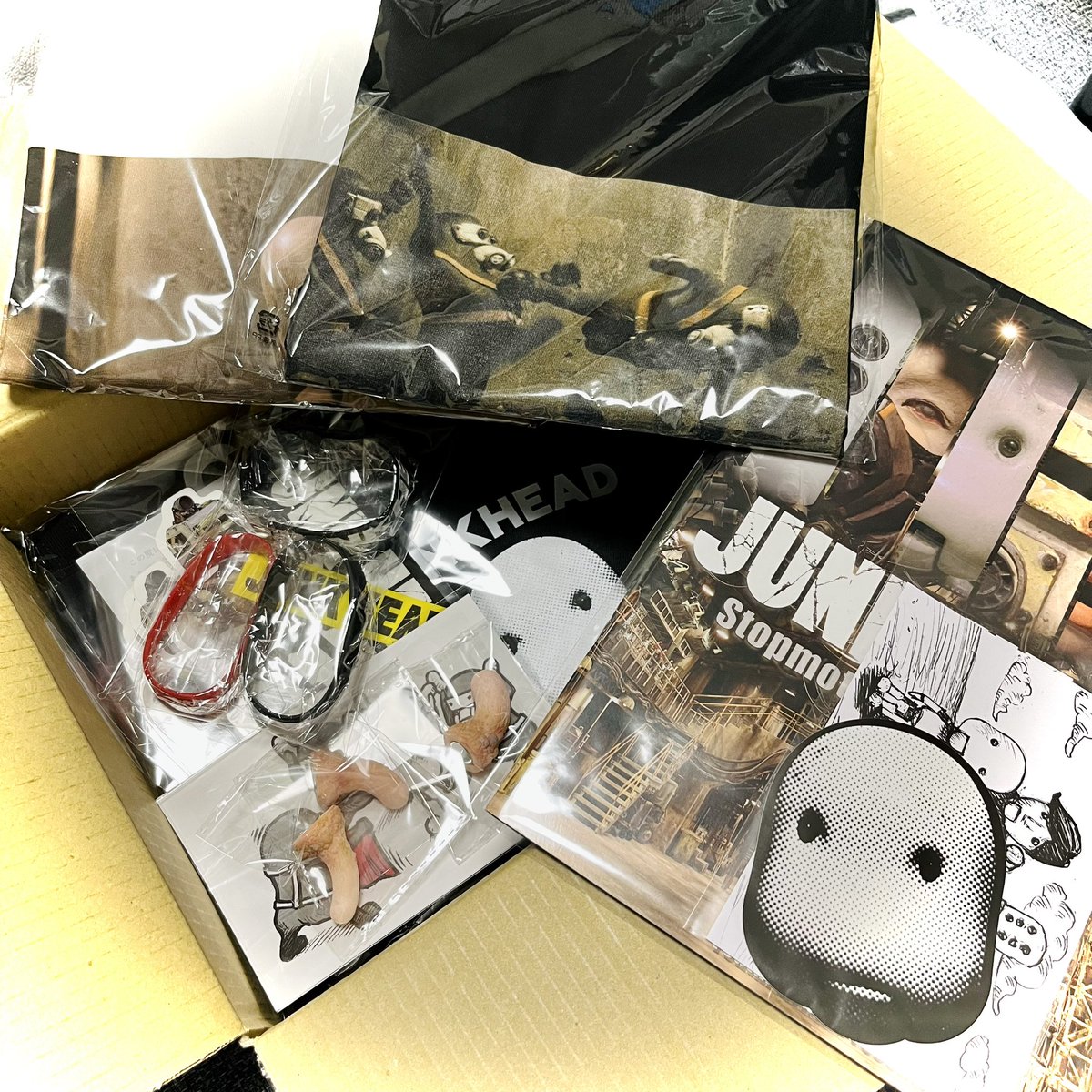 JUNK HEAD ジャンクヘッド 3バカちゃん ラバーキーホルダー